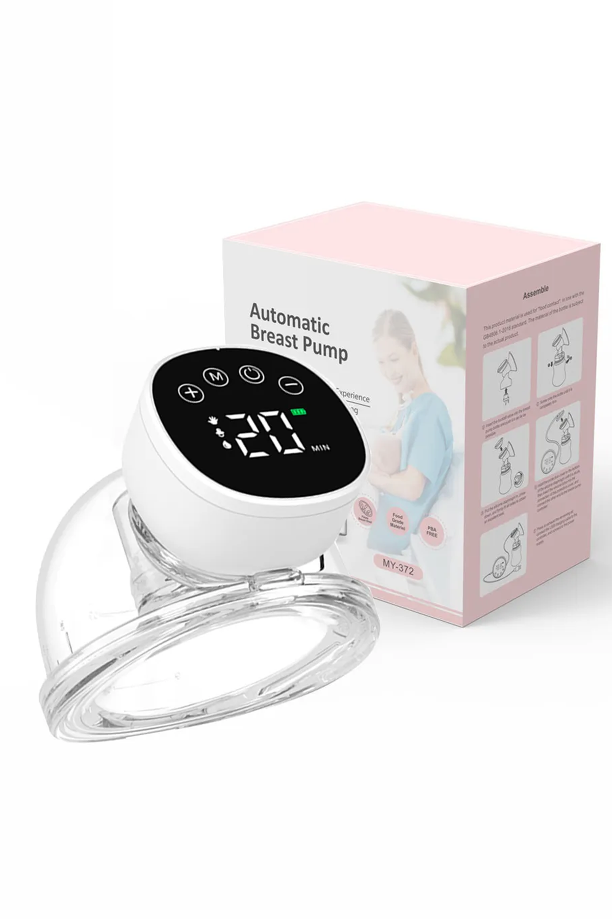 Babyhope Giyilebilir Elektrikli Göğüs Pompası - Sessiz ve Kablosuz